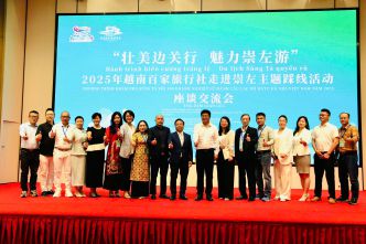 CLB HUTC và thành phố Sùng Tả (Trung Quốc) hợp tác xúc tiến quảng bá du lịch