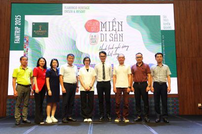 HUTC tham gia Famtrip “Chạm vào miền di sản – Hành trình nghỉ dưỡng đậm chất riêng” tại Flamingo Heritage Onsen & Resort