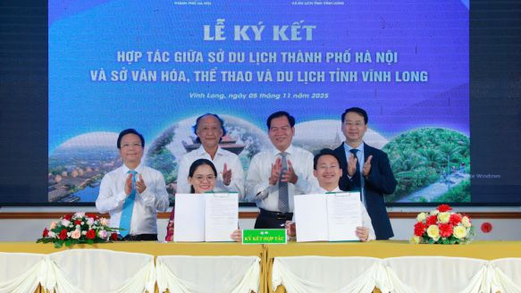 Hà Nội và Vĩnh Long tăng cường hợp tác phát triển du lịch, mở rộng không gian liên kết vùng